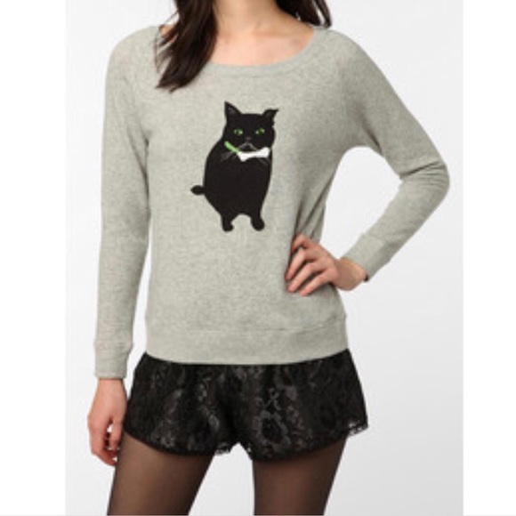 Urban Outfitters Tops - ⭕️ Peter Jensen for UO Cat Sweatshirt